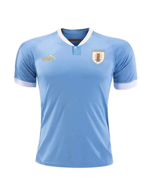 Uruguay maglia casalinga dell'La prima maglia sportiva da calcio da uomo della prima divisa da calcio della coppa del mondo 2022